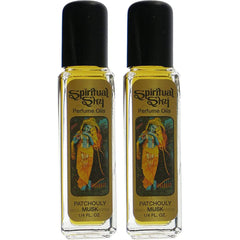 Spiritual Sky Patchouly Musk Scented Oil - 1/4 Ounce Bottle (2 Pack)