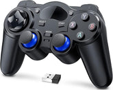 Angju USB Wireless Gaming Controller Gamepad for PC/Laptop Computer(Windows XP/7/8/10) & PS3 & Android & Steam