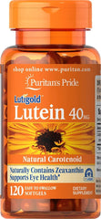 Puritan's Pride Lutein 40 mg with Zeaxanthin, Supports Eye Health, 240 Total Count (120 Count Softgels, Pack of 2)