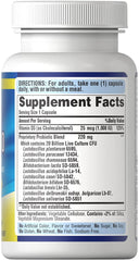 Puritan's Pride Probiotic 10 with Vitamin D, 60 Capsules (Pack of 2)