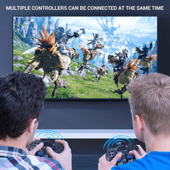 Angju USB Wireless Gaming Controller Gamepad for PC/Laptop Computer(Windows XP/7/8/10) & PS3 & Android & Steam