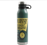 Gibson John Deere Thermal Double Wall Stainless Steel, 22.5oz Original Tractor Bottle, Green