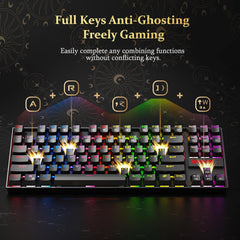 Redragon K552-Rgb Kumara Rgb Led Backlit Mechanical Gaming Keyboard (Black)