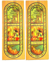 Song of India India Temple Incense 50 Stick Medium Box (Pack of 2)