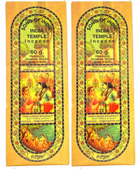 Song of India India Temple Incense 50 Stick Medium Box (Pack of 2)
