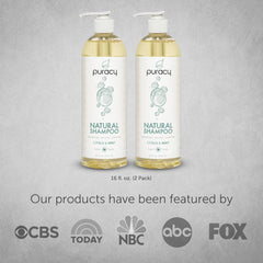 Puracy Natural Shampoo 16 Fl Oz (Pack of 2)