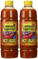 Louisiana Supreme Hot Sauce 2 of 17 oz Bottles