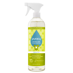 Puracy Stain Remover for Baby Clothes and Cloth Diapers, Newborn Baby Essentials Must Haves, Enzyme-Based Laundry Spray, Natural Spot and Odor Cleaner, 16 Oz