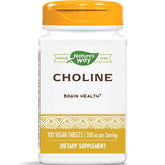 Nature's Way Choline 500 mg 100 Vegan Tablets