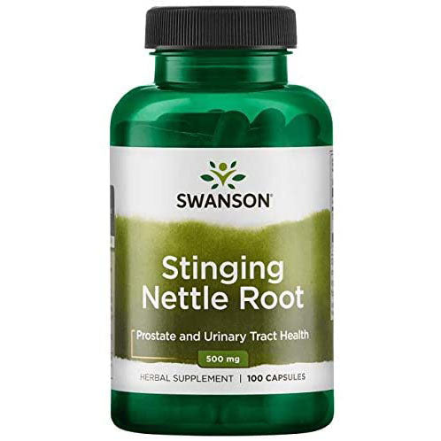 Swanson Stinging Nettle Root 500 Milligram, 100 Caps (Pack of 3)