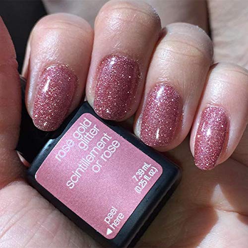 Sensational Gel Glitter Rose Gold Glitter 71955