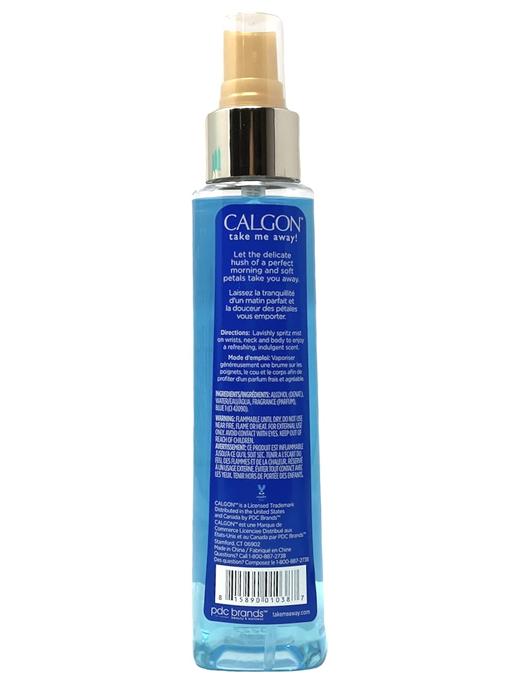 Calgon Morning Glory Fragrance Body Mist Spray 5 Oz ( Pack of 3)