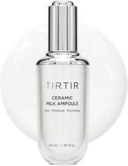 TIRTIR Ceramic Milk Ampoule (1.35 Fl Oz), 40ml (3 in 1 Skin care Triple Cream Formula)