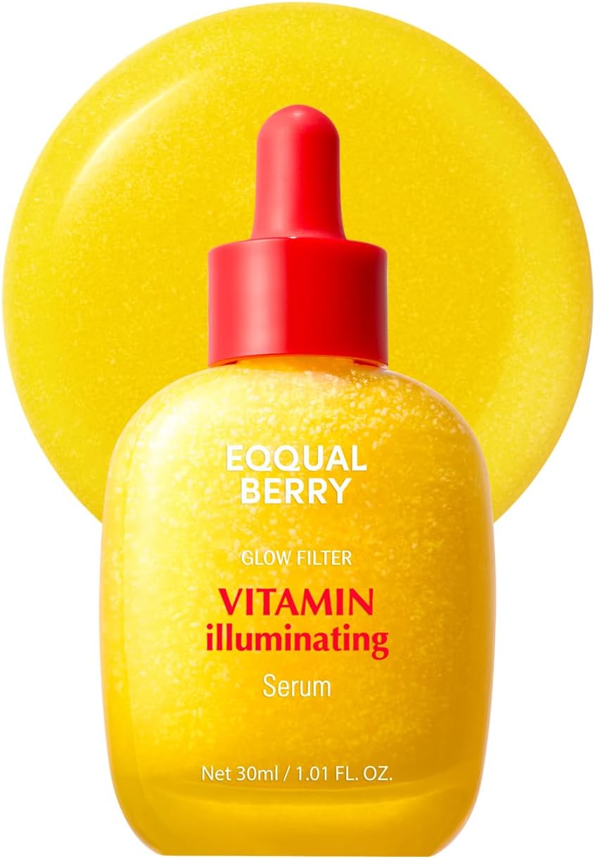 EQQUALBERRY Vitamin Illuminating Serum – Brightening Vitamin C Serum with Niacinamide | Strengthens skin barrier | Hydrates using Ceramide and Hyaluronic Acid, 1.01oz / 30ml