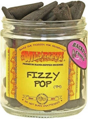 Cultural Exchange Wild Berry Fizzy Pop Backflow Incense Cones [25 Cones Per Pack - Black]