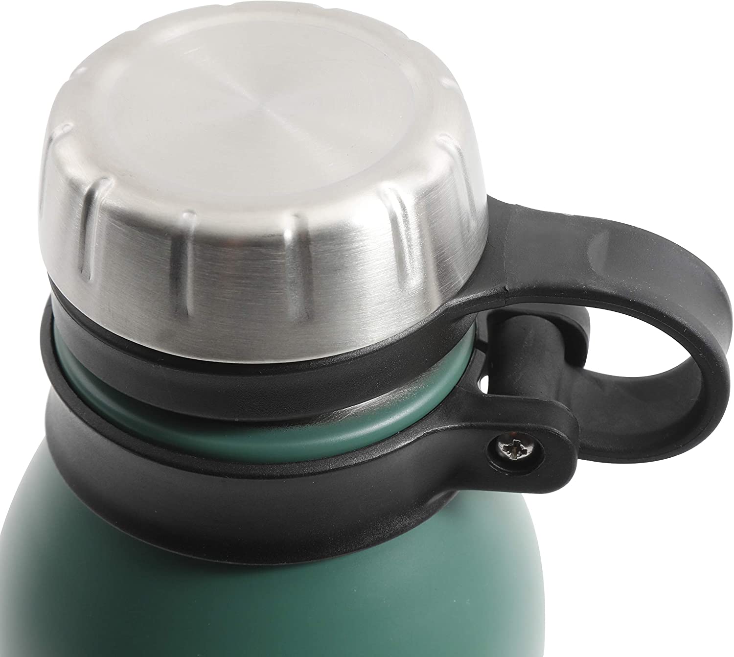 Gibson John Deere Thermal Double Wall Stainless Steel, 22.5oz Original Tractor Bottle, Green