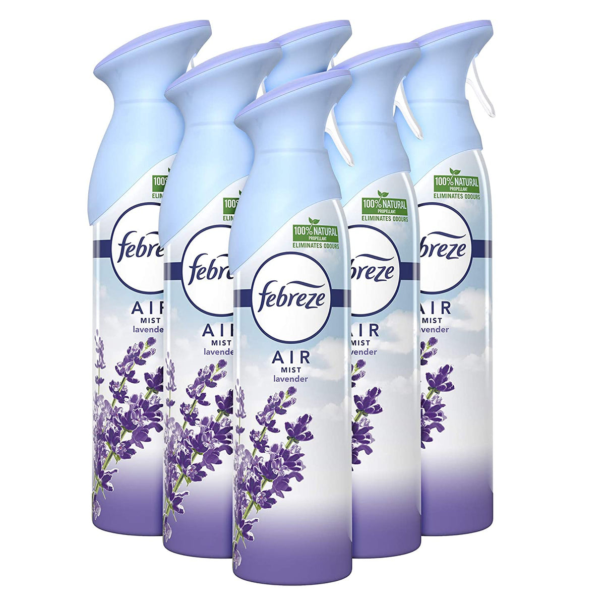 Febreze 300 ml Lavender Air Freshener Spray - Pack of 6